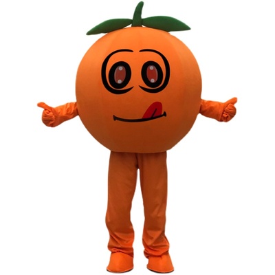 橙子卡通人偶服柑橘脐橙广告宣传玩偶桔子舞台话剧活动演出道具装